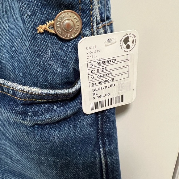 NWT We The Free Deep Trance Overalls size XL Blue - Picture 6 of 6